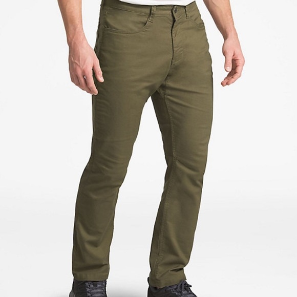 The North Face Other - The North Face Men's Burnt Olive Green Hiking Outdoors Motion Pants Size 36 Long